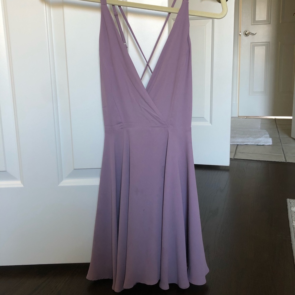Purple mini kimchi blue dress